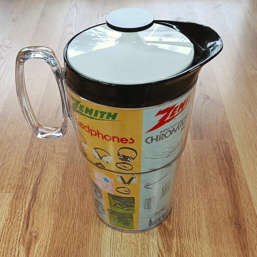 Zenith Promotional plastic pitcher from stereo shop